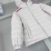 Uubags Moncler Maya White Hooded Down Jacket For Kids - 4