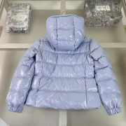 Uubags Moncler Ecrins Hooded Down Jacket In Light Blue For Kids - 3