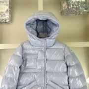 Uubags Moncler Ecrins Hooded Down Jacket In Light Blue For Kids - 2