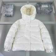 Uubags Moncler Ecrins Hooded Down Jacket In White For Kids - 1