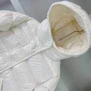 Uubags Moncler Ecrins Hooded Down Jacket In White For Kids - 5