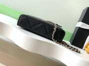 Uubags Chanel Vanity bag with strap grained calfskin & gold metal in black 17x19.5x5cm - 3