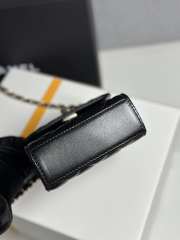 Uubags Chanel Black Trendy CC Clutch with Chain Quilted Lambskin Leather 11x5x11cm - 4