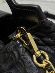 Uubags Dior Jolie Top Handle Mini Bag Black Cannage lambskin 18.5x13x8.5cm - 5