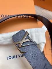 Uubags Louis Vuitton M0285V Initiales Double-Sided Belt With Silver Hardware 85 x 4cm - 5