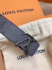 Uubags Louis Vuitton M0285V Initiales Double-Sided Belt With Silver Hardware 85 x 4cm - 4