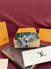 Uubags Louis Vuitton M4383T Flower Camoflage 4cm Reversible Belt In Green 95 x 4cm - 4