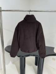 Uubags Miu Miu Fleece down jacket in ebony - 6