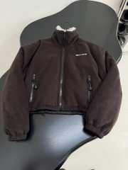 Uubags Miu Miu Fleece down jacket in ebony - 5