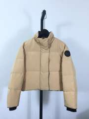 Uubags Canada Goose Grandview Cropped Jacket Black Label In Beige  - 1