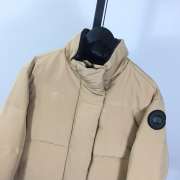 Uubags Canada Goose Grandview Cropped Jacket Black Label In Beige  - 3