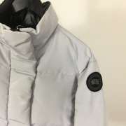 Uubags Canada Goose Grandview Cropped Jacket Black Label In Light Grey - 3