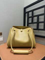 Uubags Loewe medium Madrid bag in pale yellow glaze supple calfskin 28.5x11x23cm - 6