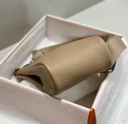 Uubags Hermes Hac a Dos PM backpack in gris tourterelle with silver buckle 18x28x8cm - 6