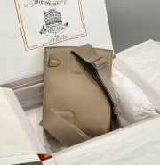 Uubags Hermes Hac a Dos PM backpack in gris tourterelle with silver buckle 18x28x8cm - 3