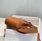 Uubags Hermes Hac a Dos PM backpack in tan with silver buckle 18x28x8cm - 6