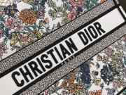 Uubags Dior Lucky Medium Book Tote Bag Multicolor Dior Flowers Calendar Allover Embroidery 36x27.5x16.5cm - 3