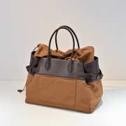 Uubags The Row Margaux 17 Inside-Out Bag In Brown 45x32x24cm - 2