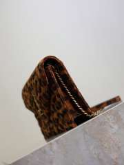 Uubags YSL small Cassandre Envelope chain wallet in a leopard print 19x11.5x4cm - 6