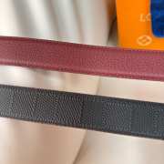 Uubags Louis Vuitton M4362U Frog Double-Sided Belt 01 In Tobacco Brown 3cm - 6