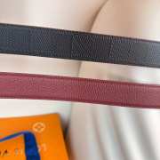 Uubags Louis Vuitton M4362U Frog Double-Sided Belt 02 In Tobacco Brown 3cm - 6