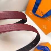 Uubags Louis Vuitton M4362U Frog Double-Sided Belt 02 In Tobacco Brown 3cm - 5