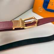 Uubags Louis Vuitton M4362U Frog Double-Sided Belt 02 In Tobacco Brown 3cm - 4