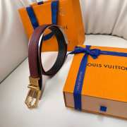 Uubags Louis Vuitton M4362U Frog Double-Sided Belt 02 In Tobacco Brown 3cm - 3