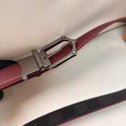 Uubags Louis Vuitton M4362U Frog Double-Sided Belt 03 In Tobacco Brown 3cm - 5