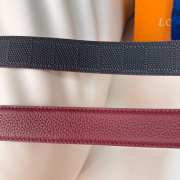 Uubags Louis Vuitton M4362U Frog Double-Sided Belt 03 In Tobacco Brown 3cm - 3