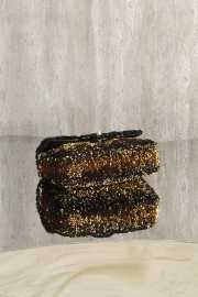 Uubags Chanel 25B Small Sequined CF Flap Bag Brown/Gold With Gold Hardware 21x8x14cm - 4