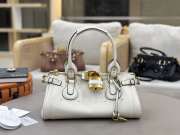 Uubags Chloe Paddington bag in grained leather in cloudy cream 36x18x18cm - 1