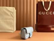 Uubags Gucci GG Marmont belt bag in light blue 16.5x10.2x5.1cm - 5