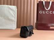 Uubags Gucci GG Marmont belt bag in black 16.5x10.2x5.1cm - 5