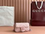 Uubags Gucci GG Marmont belt bag in light pink 16.5x10.2x5.1cm - 1