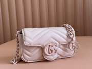 Uubags Gucci GG Marmont belt bag in light pink 16.5x10.2x5.1cm - 6