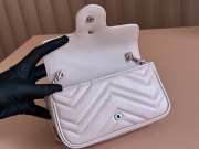 Uubags Gucci GG Marmont belt bag in light pink 16.5x10.2x5.1cm - 3
