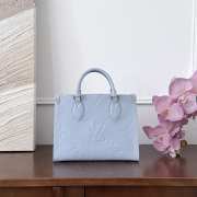 Uubags Louis Vuitton M12886 OnTheGo PM Bag In Light Blue 25x19x11.5cm - 1