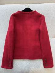 Uubags Chanel Tweed Jacket & Skirt Set In Red Wool Blend - 6