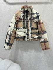 Uubags Burberry Check Puffer Jacket In Beige  - 1