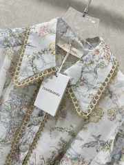 Uubags Zimmermann Wonderland Belted Shirt Dress - 6