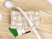 Uubags Bottega Veneta Maxi Intrecciato Cassette Shoulder Bag White Orange 23x15x6cm - 2