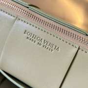 Uubags Bottega Veneta Mini Canette Crossbody Bag In Sage Green 21x9x9cm - 2