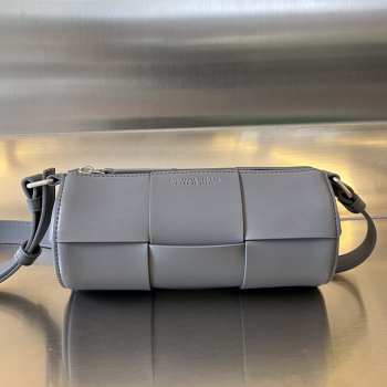 Uubags Bottega Veneta Mini Canette Crossbody Bag In Graphite 21x9x9cm