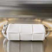 Uubags Bottega Veneta Mini Canette Crossbody Bag In White 21x9x9cm - 1