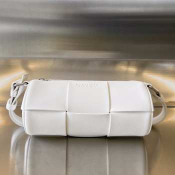 Uubags Bottega Veneta Mini Canette Crossbody Bag In White 21x9x9cm