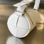 Uubags Bottega Veneta Mini Canette Crossbody Bag In White 21x9x9cm - 4