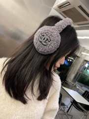 Uubags Chanel Earmuffs Shearling Lambskin In Taupe - 2