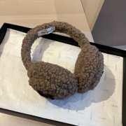 Uubags Chanel Earmuffs Shearling Lambskin In Brown - 1