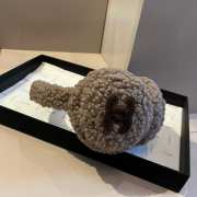 Uubags Chanel Earmuffs Shearling Lambskin In Brown - 6